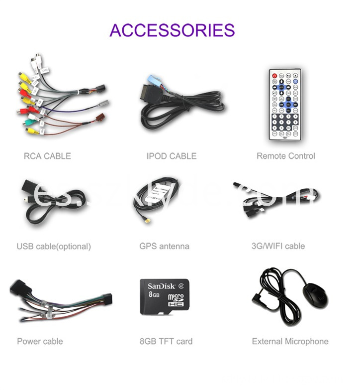 Accesorios de reproductor de DVD de coche Android para Honda CRV Accessories of Android car DVD player for Honda CRV